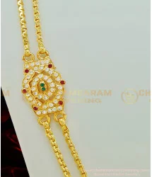 Long chain with hot sale side pendant